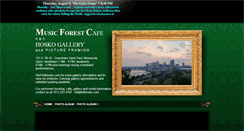 Desktop Screenshot of musicforestcafe.com